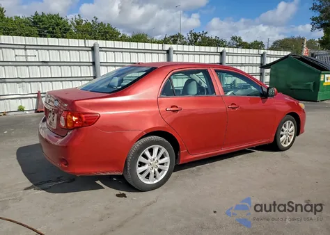 2010 Toyota Corolla Base from USA, damaged, VIN 2T1BU4EE1AC332593
